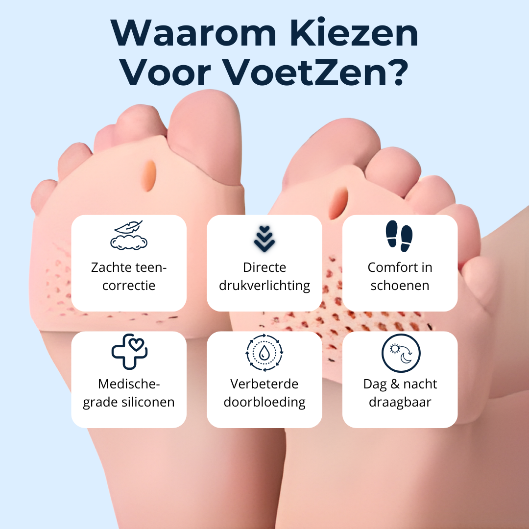 Zachte Gel Teensleeves voor Natuurlijk Comfort