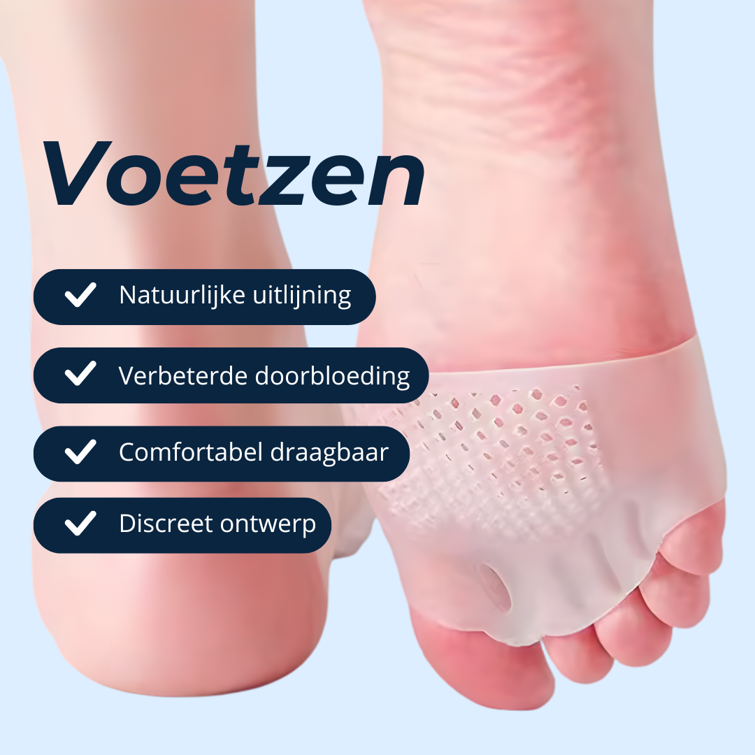 Zachte Gel Teensleeves voor Natuurlijk Comfort